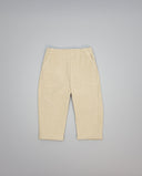 Pantalón niño beige de pana con bolsillos plastrón