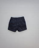 Navy corduroy boys shorts with side pockets