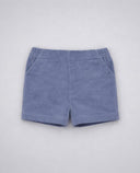 Baby velour shorts with pockets