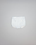 Baby gingham cotton shorts with mother-of-pearl buttons