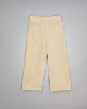 Pantalón de niña en pana con bolsillos plastrón y ondulina