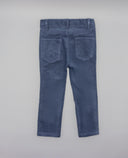 Pantalón de niño de pana lisa con bolsillos y ajuste interior