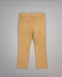 Pantalón de niño de sarga con bolsillos y ajuste interior