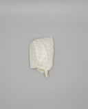 Baby embroidered bonnet with bow