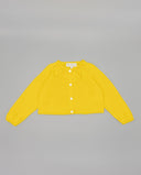 Baby cotton knit cardigan with openwork