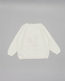 Baby cotton knit sweater with anchor jacquard