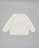 Cotton knit sweater fish motif