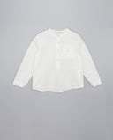 Oxford shirt long sleeve mao collar
