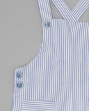 Seersucker stripe romper