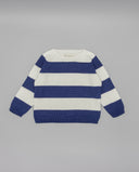 Cotton knit stripe sweater