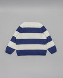 Cotton knit stripe sweater