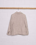 Rustic linen blazer