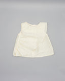 Lyocell blouse with front ruffle