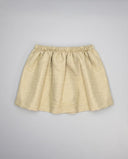 Lamé skirt with elasticated waist