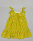 Printed dress with straps