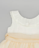 Vestido gazar combinado