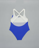 Contrast swimsuit with bow