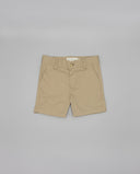 Twill shorts with welt pockets and adjustable waist